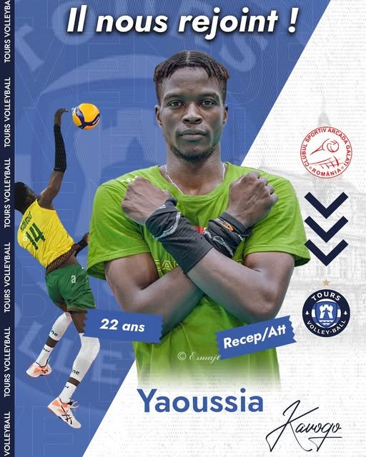 TOURS VOLLEY-BALL accueille Yaoussia Kavogo dans son effectif 2025-2026