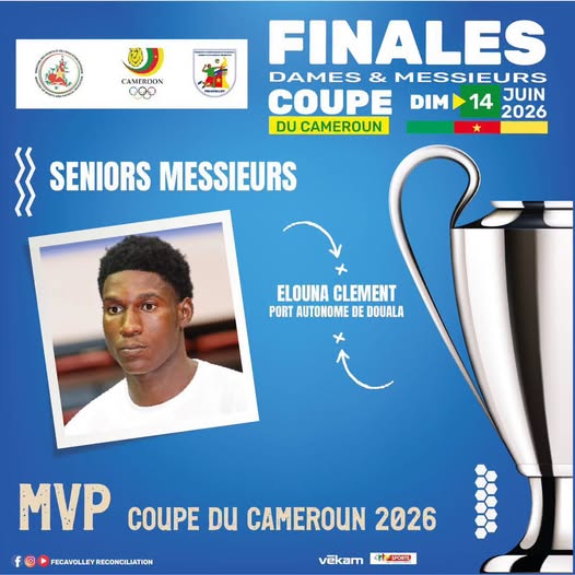 Elouna Clément élu MVP Seniors Messieurs de la Coupe du Cameroun 2026