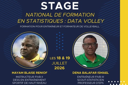 La FECAVOLLEY organise un stage national de formation en statistiques et Data Volley